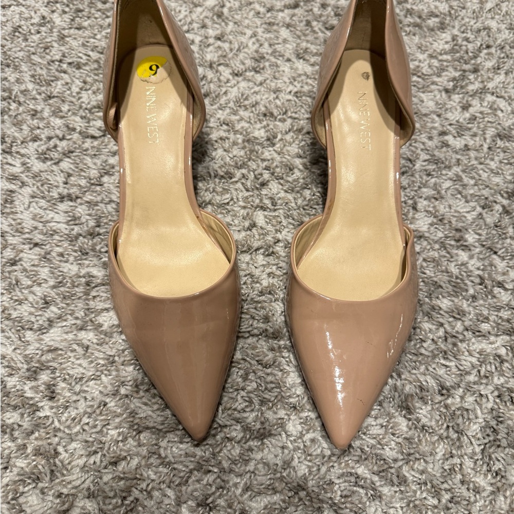 Nine West Nude Pointed Toe Heels